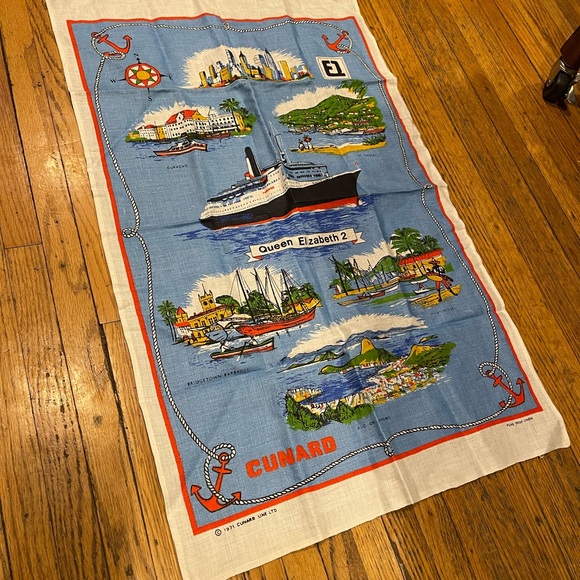 Handcrafted vacation purse made from a tea towel, cute, right? - Picture 5 of 7